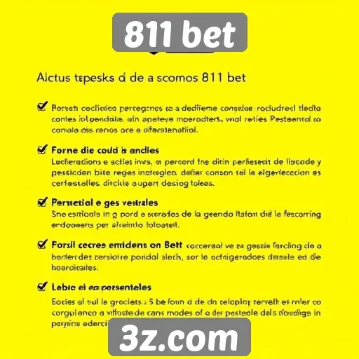 Regras e regulamentos do 811 bet para novos jogadores